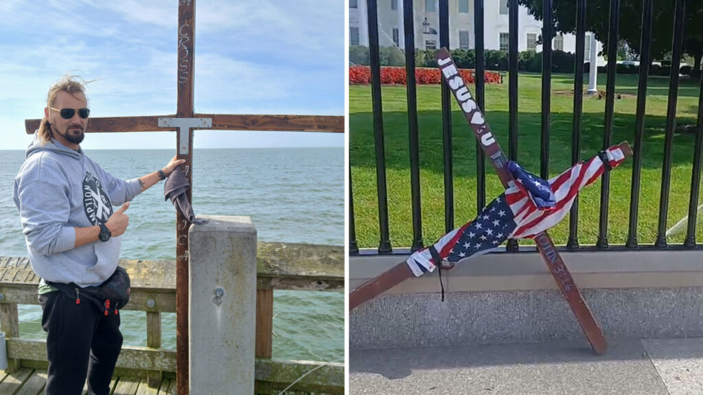 Pastor Carries Cross from Coast to Coast to Preach Christ and Call Attention to the Homeless