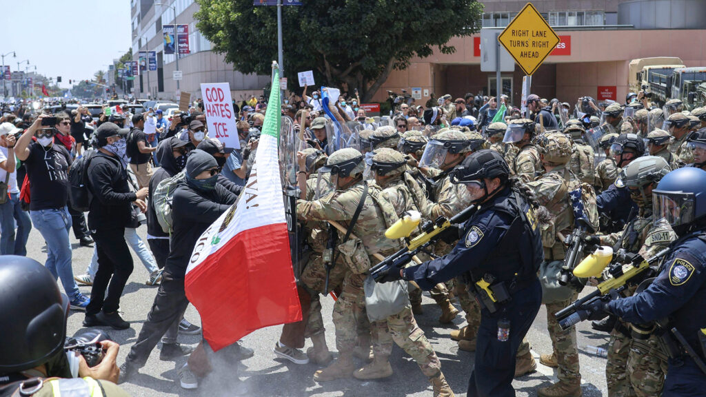 President Trump Deploys National Guard as Riots Continued in LA