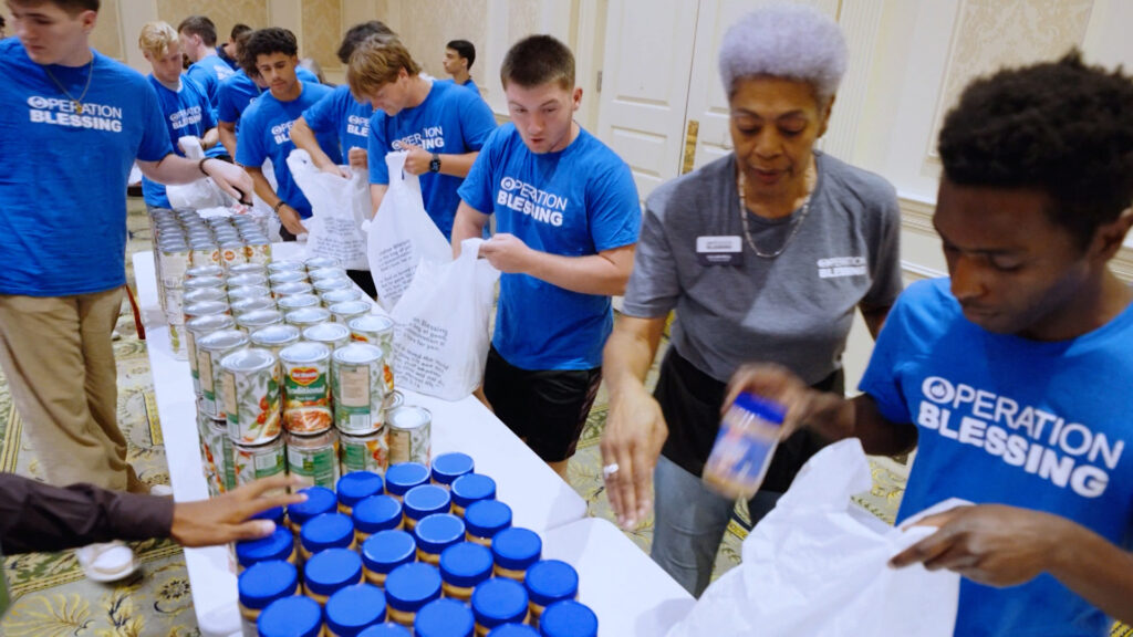 'God Calls US':  Regent Students Join Operation Blessing in Service to Needy Communities